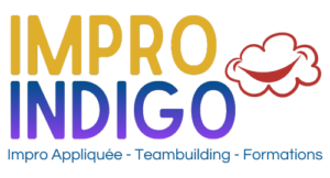 Logo Impro Indigo fond